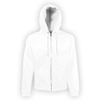 Fruit of The Loom Hooded Sweat Jacket (weiß)