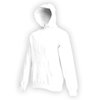 Fruit of The Loom Hooded Sweat (weiß)