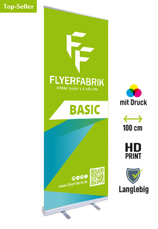 Rollup Aufsteller Basic 100 cm bestellen