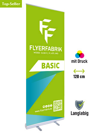 Rollup Aufsteller Basic 120 cm bestellen